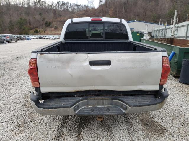 5TELU42N76Z251334 - 2006 TOYOTA TACOMA DOUBLE CAB 银色 照片 6