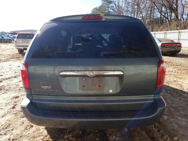 1A4GP45R76B671388 - 2006 CHRYSLER TOWN & COU მწვანე ფოტო 6