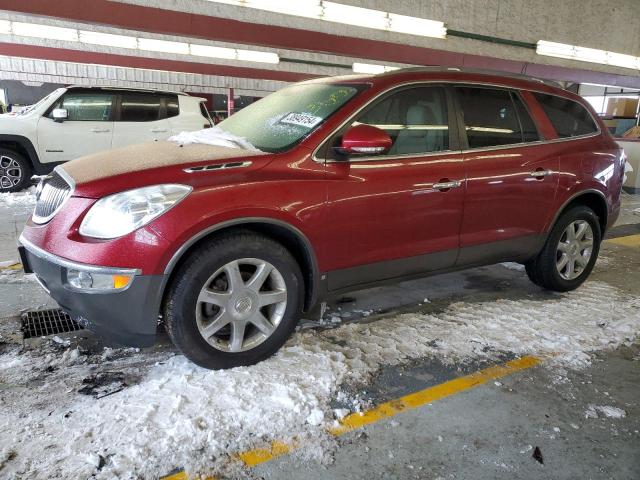 5GALVBED8AJ171064 - 2010 BUICK ENCLAVE CXL RED photo 1