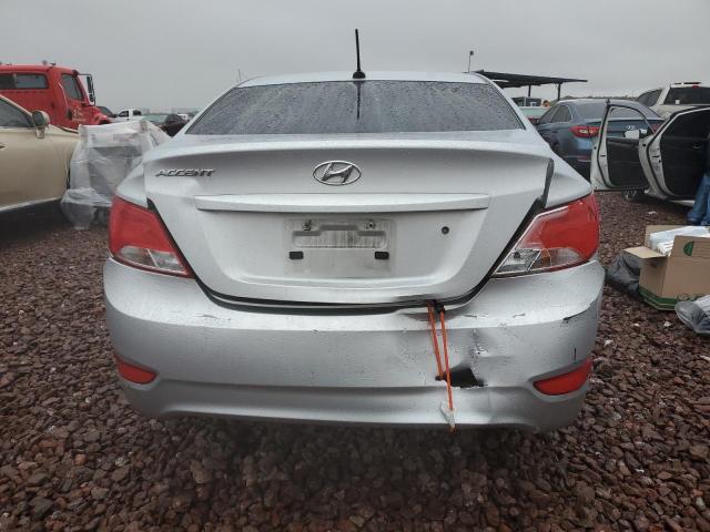 KMHCT4AE5GU998604 - 2016 HYUNDAI ACCENT SE SILVER photo 6