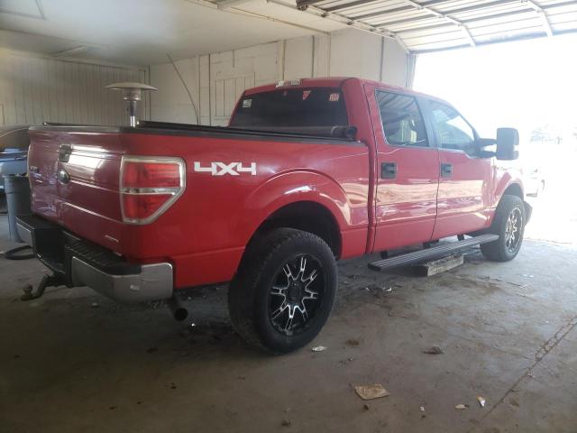 1FTFW1EF7BKD53158 - 2011 FORD F150 SUPERCREW RED photo 3