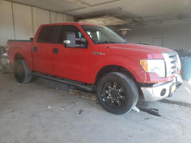 1FTFW1EF7BKD53158 - 2011 FORD F150 SUPERCREW RED photo 4