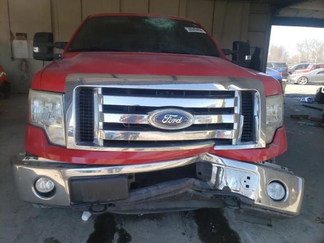 1FTFW1EF7BKD53158 - 2011 FORD F150 SUPERCREW RED photo 5