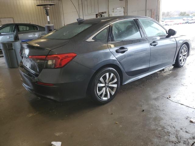 2HGFE2F23NH548126 - 2022 HONDA CIVIC LX GRAY photo 3