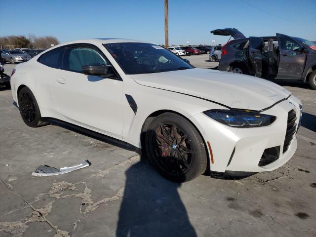 WBS33AZ04MCH35688 - 2021 BMW M4 COMPETITION WHITE photo 4