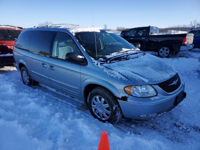 2C8GT64L54R514904 - 2004 CHRYSLER TOWN & COU LIMITED BLUE photo 4