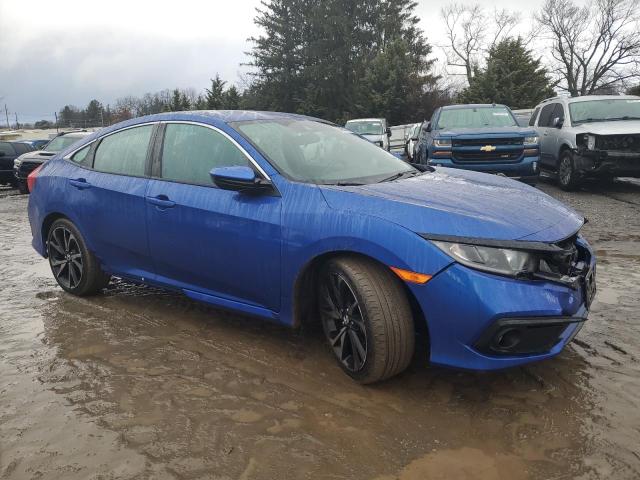 2HGFC2F83MH538897 - 2021 HONDA CIVIC SPORT BLUE photo 4