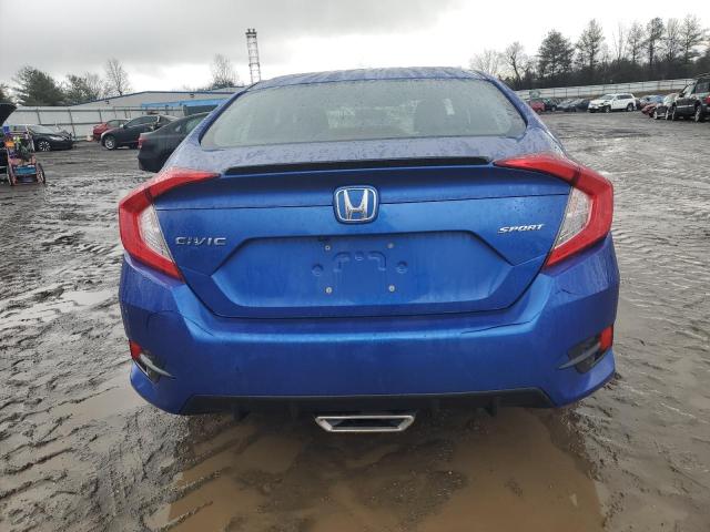 2HGFC2F83MH538897 - 2021 HONDA CIVIC SPORT BLUE photo 6