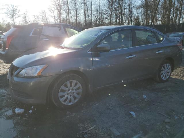 3N1AB7AP5FY286481 - 2015 NISSAN SENTRA S GRAY photo 1