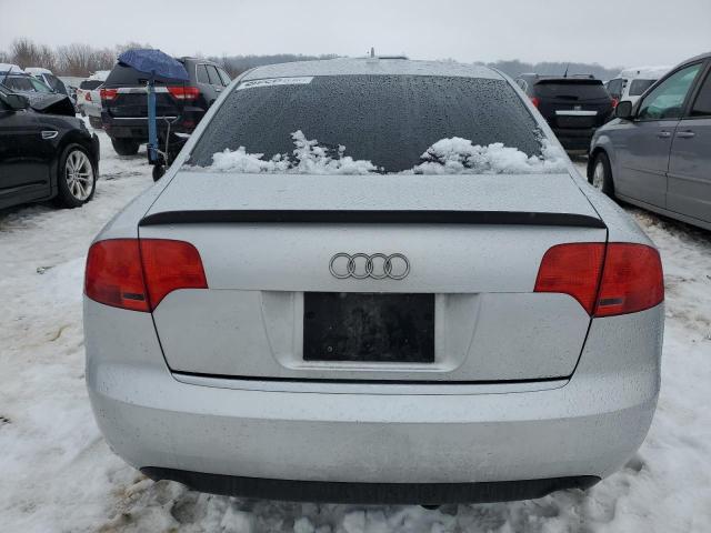 WAUDF78E37A130607 - 2007 AUDI A4 2.0T QUATTRO SILVER photo 6