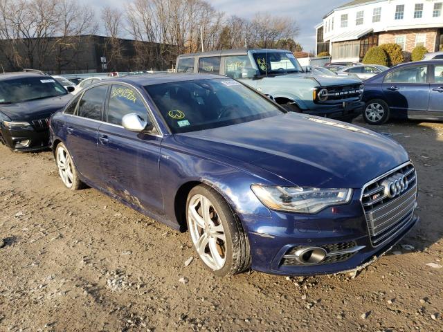 WAUF2AFC2EN048621 - 2014 AUDI S6 BLUE photo 4