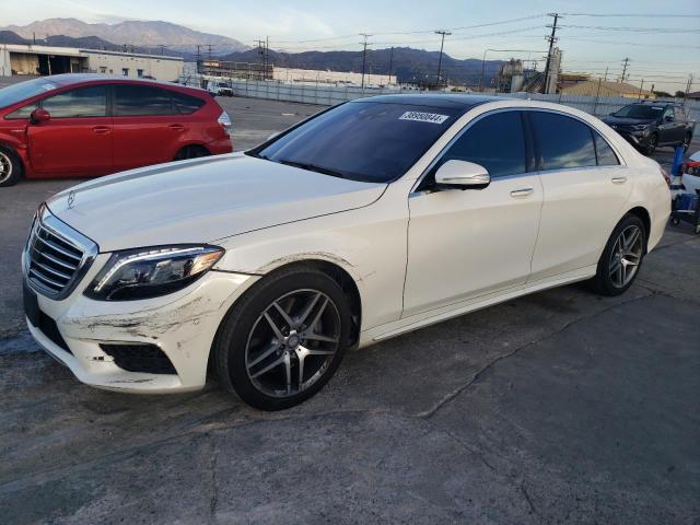 WDDUG8CB6EA062745 - 2014 MERCEDES-BENZ S 550 WHITE photo 1