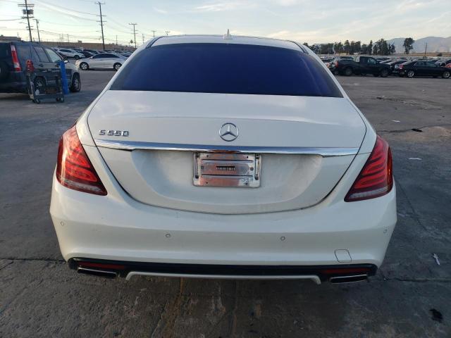 WDDUG8CB6EA062745 - 2014 MERCEDES-BENZ S 550 WHITE photo 6