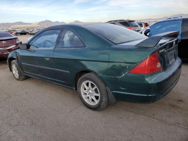 1HGEM22941L079398 - 2001 HONDA CIVIC SI GREEN photo 2