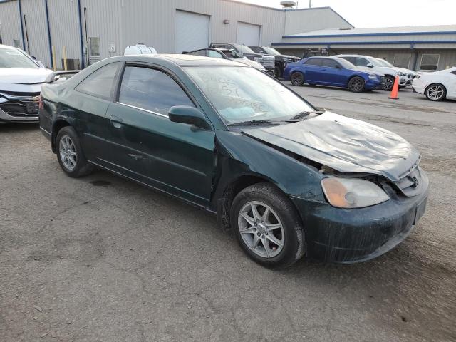 1HGEM22941L079398 - 2001 HONDA CIVIC SI GREEN photo 4