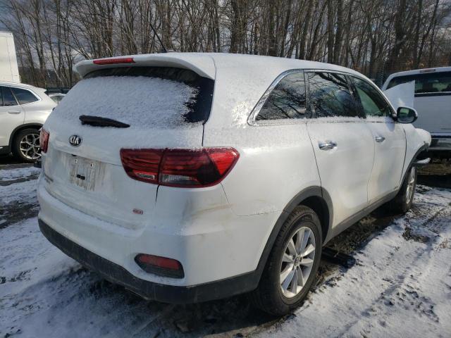 5XYPGDA37KG570861 - 2019 KIA SORENTO L WHITE photo 3