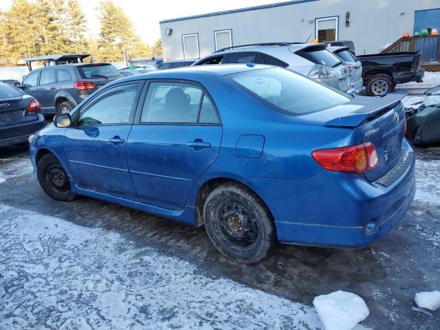 2T1BU4EE8AC231874 - 2010 TOYOTA COROLLA BASE BLUE photo 2