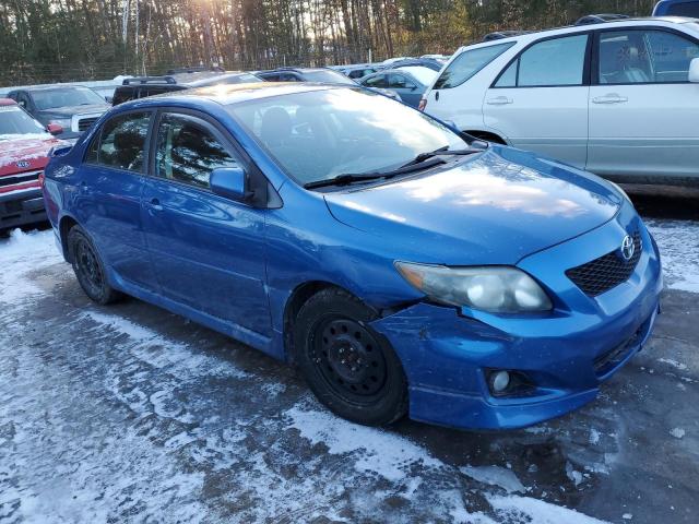 2T1BU4EE8AC231874 - 2010 TOYOTA COROLLA BASE BLUE photo 4