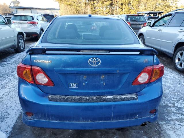 2T1BU4EE8AC231874 - 2010 TOYOTA COROLLA BASE BLUE photo 6