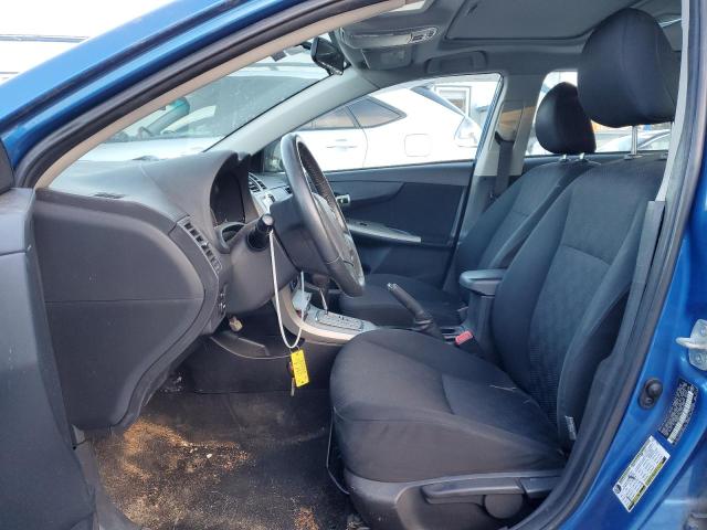 2T1BU4EE8AC231874 - 2010 TOYOTA COROLLA BASE BLUE photo 7
