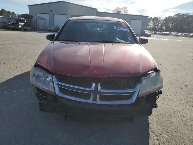 1C3CDZAB5DN617574 - 2013 DODGE AVENGER SE RED photo 5