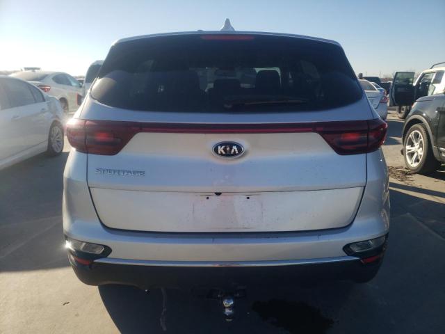 KNDPM3AC6M7934612 - 2021 KIA SPORTAGE LX SILVER photo 6