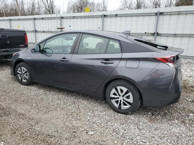 JTDKARFU1J3056288 - 2018 TOYOTA PRIUS GRAY photo 2