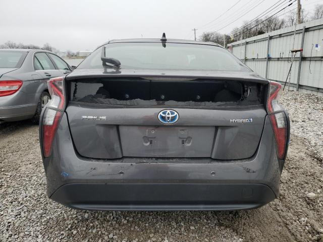 JTDKARFU1J3056288 - 2018 TOYOTA PRIUS GRAY photo 6