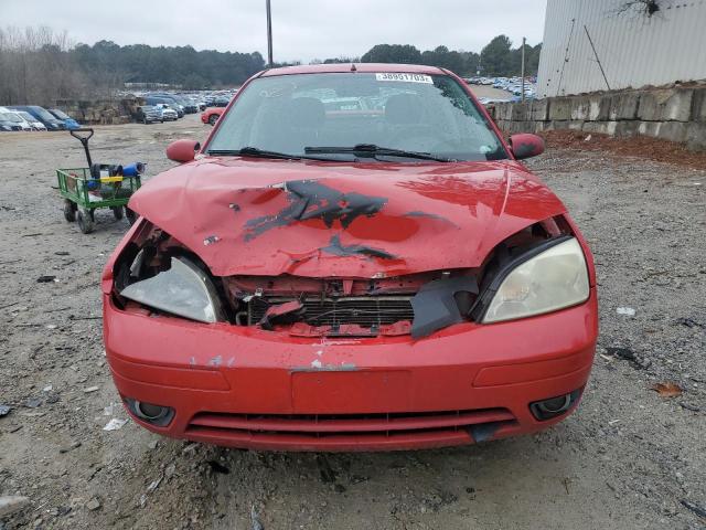 1FAHP38Z55W185417 - 2005 FORD FOCUS ZX4 ST RED photo 5