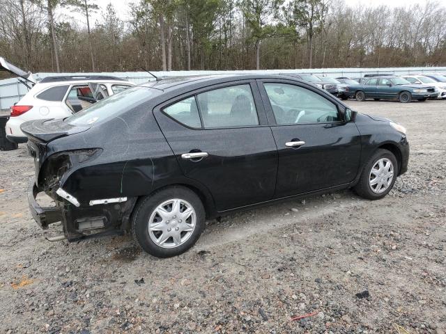 3N1CN7AP2JL801782 - 2018 NISSAN VERSA S BLACK photo 3