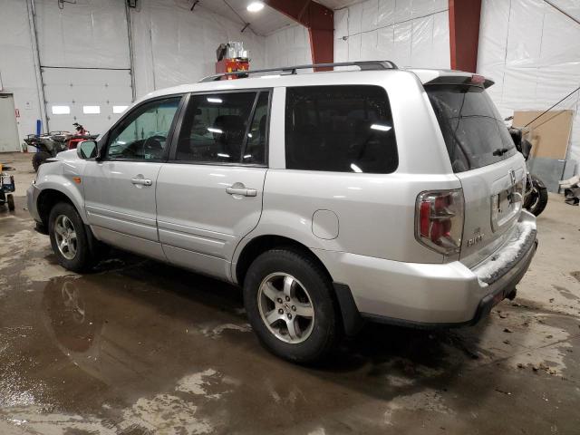 5FNYF18748B012237 - 2008 HONDA PILOT EXL SILVER photo 2