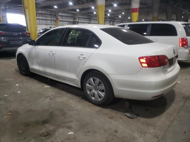 3VW2K7AJ8CM355094 - 2012 VOLKSWAGEN JETTA BASE 白色 照片 2