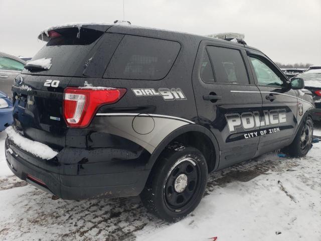 1FM5K8AR0JGA83364 - 2018 FORD EXPLORER POLICE INTERCEPTOR BLACK photo 3