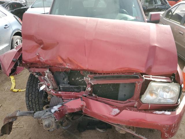 1FTZR45E08PB14981 - 2008 FORD RANGER SUPER CAB RED photo 11