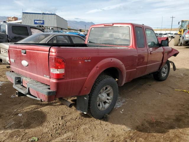 1FTZR45E08PB14981 - 2008 FORD RANGER SUPER CAB RED photo 3