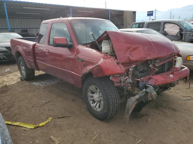 1FTZR45E08PB14981 - 2008 FORD RANGER SUPER CAB RED photo 4