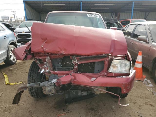 1FTZR45E08PB14981 - 2008 FORD RANGER SUPER CAB RED photo 5