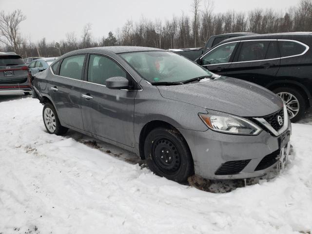 3N1AB7AP0HY255870 - 2017 NISSAN SENTRA S GRAY photo 4