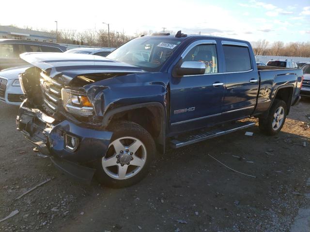 1GT12ZEG0FF669030 - 2015 GMC SIERRA K2500 SLT BLUE photo 1