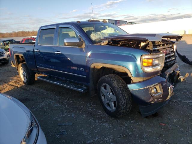 1GT12ZEG0FF669030 - 2015 GMC SIERRA K2500 SLT BLUE photo 4