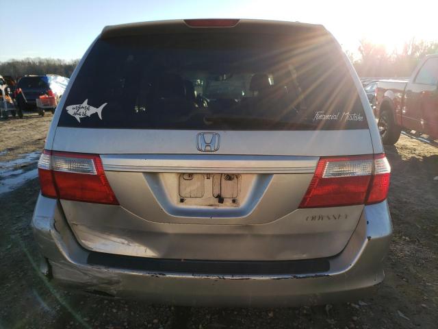 5FNRL38635B041658 - 2005 HONDA ODYSSEY EXL SILVER photo 6