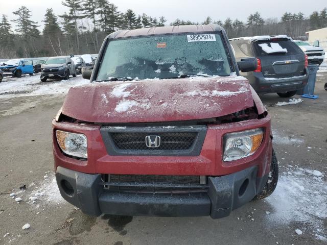 5J6YH28726L022270 - 2006 HONDA ELEMENT EX RED photo 5