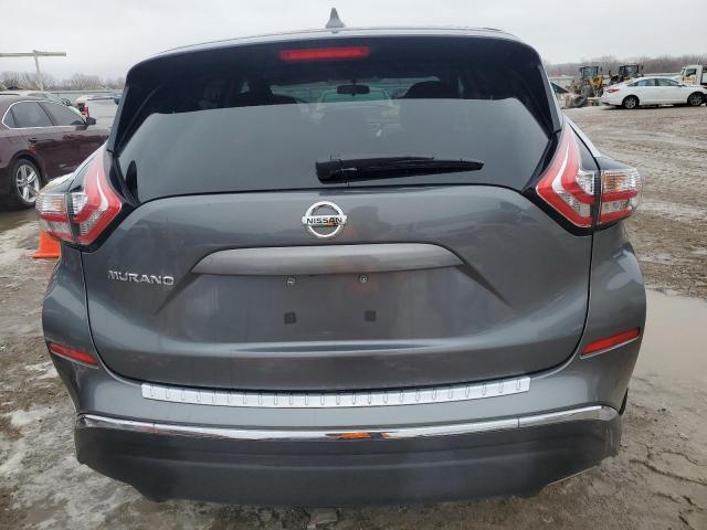 5N1AZ2MG1GN161608 - 2016 NISSAN MURANO S GRAY photo 6