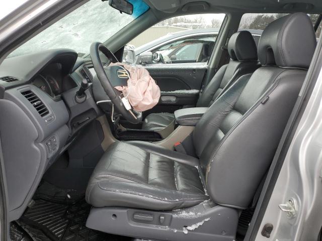 5FNYF18798B019507 - 2008 HONDA PILOT EXL GRAY photo 7