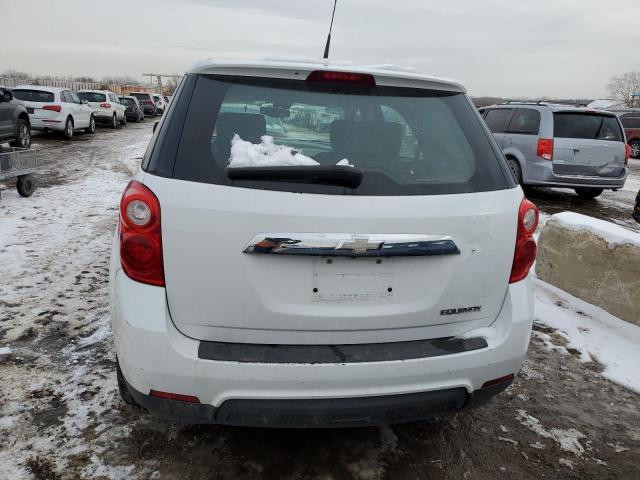 2CNALBEC7B6282783 - 2011 CHEVROLET EQUINOX LS WHITE photo 6