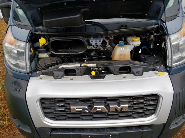 3C6TRVDG4KE520808 - 2019 RAM PROMASTER 2500 HIGH أزرق صورة 7
