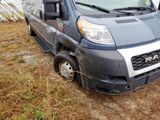 3C6TRVDG4KE520808 - 2019 RAM PROMASTER 2500 HIGH أزرق صورة 9