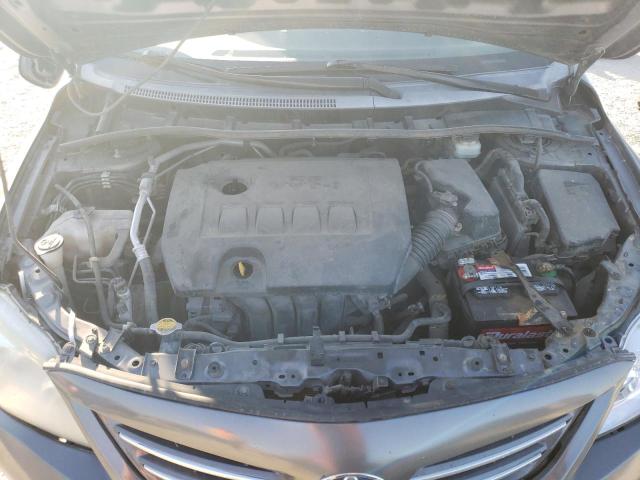 5YFBU4EE6DP091327 - 2013 TOYOTA COROLLA BASE GRAY photo 11