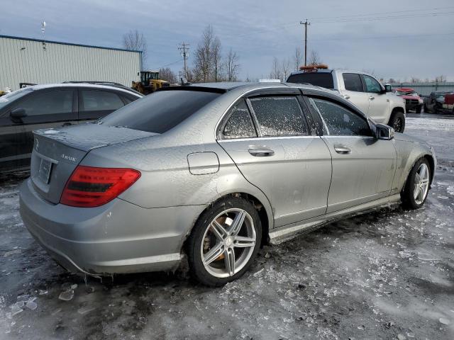 WDDGF8AB6DA795816 - 2013 MERCEDES-BENZ C 300 4MATIC GRAY photo 3