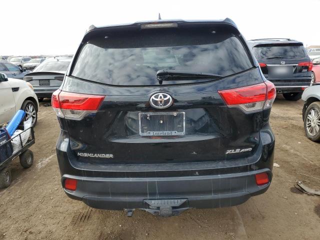 5TDJZRFH8KS598141 - 2019 TOYOTA HIGHLANDER SE BLACK photo 6